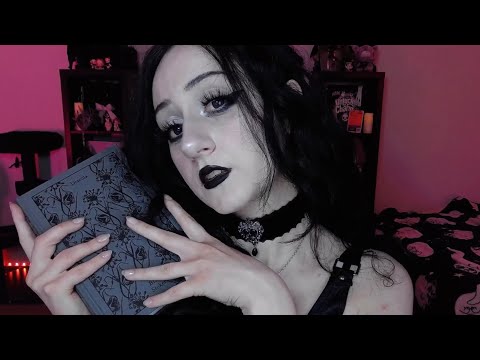 ASMR ✞ Slightly mean goth girl relaxes you