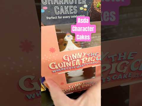 ASMR: Cute character cakes @Asda  #asmr #whispers #relaxing #ukshopping