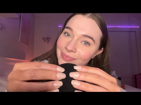 30 minutes of foam mic scratching ASMR (+ mic swirling & pumping) 🍭