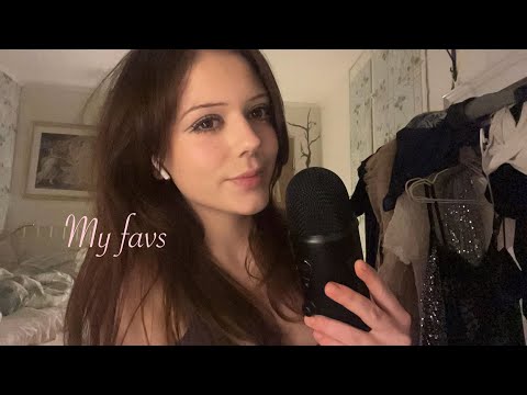 Asmr~Close up whispers about my favorite ASMRts💗💗