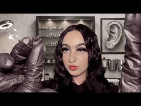 [ASMR] Piercing Your Triple Forward Helix | Soft Spoken