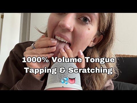 ASMR| 100% Volume- Tongue Tracing, Tongue Tapping, & Teeth Tapping! Mouth Sounds