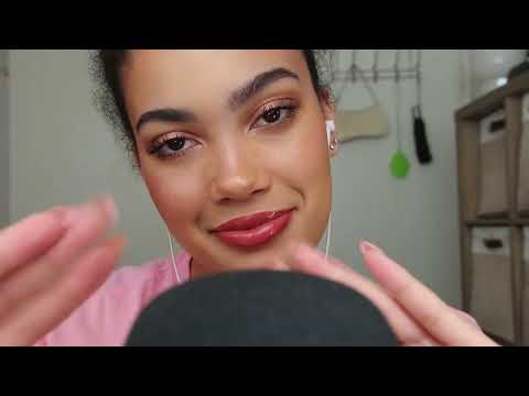 ASMR Super Tingly Mic Sounds Pt. 2 ft. Blue Yeti Mic W/ Foam Cover 🌘💤💤