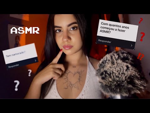 ASMR RESPONDENDO AS PERGUNTAS DE VOCÊS 🤭🫣