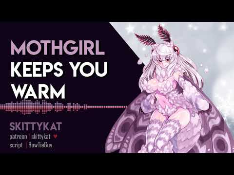 ASMR || Mothgirl Keeps You Warm [binaural] [story] [comfort]
