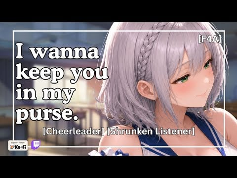 Cheerleader Finds You Accidentally Shrunk Yourself [roleplay asmr] [f4a]