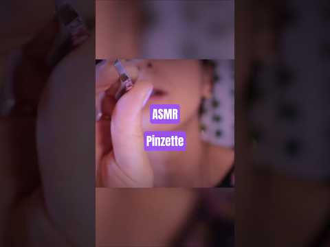ASMR sopracciglia con pinzette 🫧 le conto dolcemente #shorts #asmr #relax