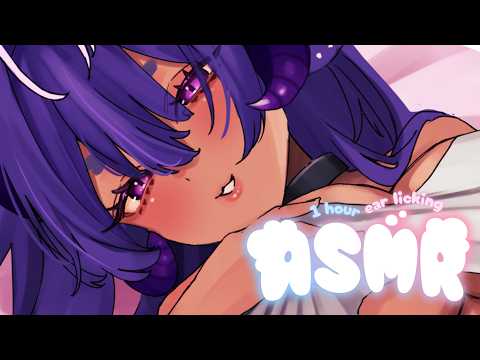 🐏💜【3DIO ASMR】| 1 HOUR OF EARLICKS!  ~ 💜