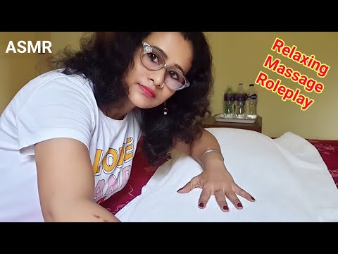 ASMR 💆‍♀️ Massage Roleplay ( back,neck, shoulder)| Asmr Ghosal | asmr personal attention |