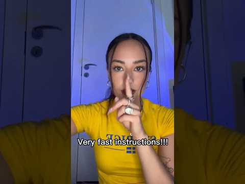 VERY fast instructions!! #fastasmr #fastandaggressiveasmr #asmr #fyp #instructions # #tingles