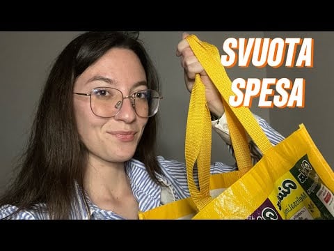 SVUOTA SPESA IN ASMR 🛒