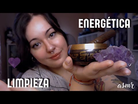 ASMR | Limpieza energética profunda 🌙🩶 | Susurros, cuenco, diapasón