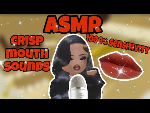 Roblox ASMR ☆ SENSITIVE CRISP MOUTH SOUNDS, ear attention & sleep inducing trigger .𖥔 ݁ ˖ִ ࣪⚝₊ ⊹˚