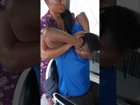 ASMR: She Gave Me Pure Relaxation | Lady Barber Massage #asmr