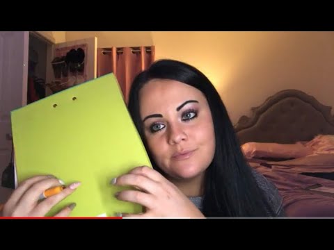 ASMR wedding planner role play (tapping & soft spoken)