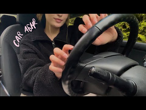 ASMR in the CAR | Lo-Fi Tapping, Scratching & Gripping