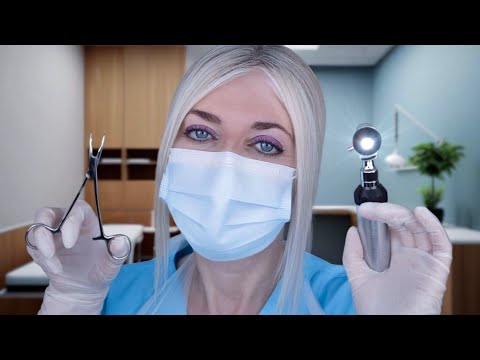 ASMR Ear Exam & Deep Ear Surgery - Otoscope, Ear Drops, Picking, Massage, Gloves, Typing, Snipping