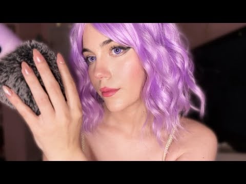 fluffy mic scratching ASMR 