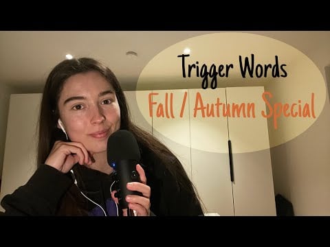 ASMR TRIGGER WORDS Fall Edition! 🍂 (English & German)