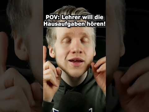ASMR - POV: Lehrer will die Hausaufgaben hören! #shorts #asmr #roleplay #deutscheasmr