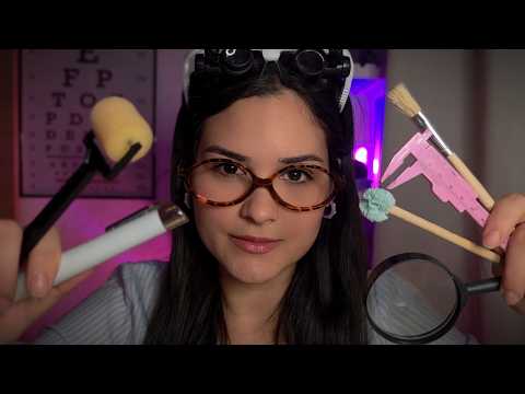 ASMR DERMATOLOGISTA EXAMINA SEU ROSTO 🤍 | Atendimento Completo para Dormir