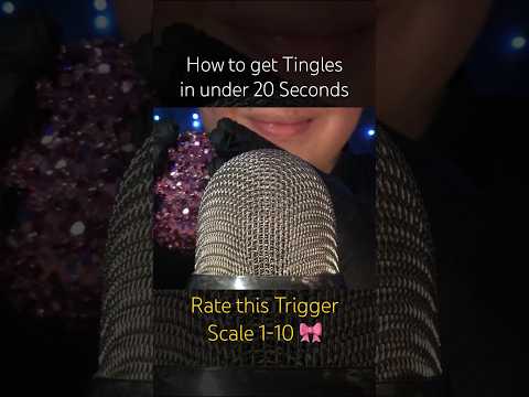 How to get Tingles in under 20 Seconds! #asmr