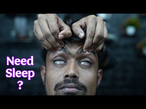 ASMR Brain Reset: Hypnotic Forehead Pressure Point for Ultimate Calm | ASMR Head & Neck Massage