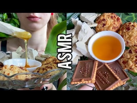 Уральская с мёдом🍯//Ural clay with honey//ASMR
