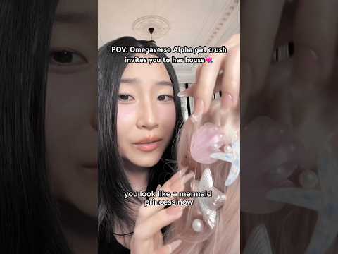 ASMR Omegaverse Alpha crush invites you to her house👩‍❤️‍💋‍👩#asmr #asmrvideo #omegaverse #yuri