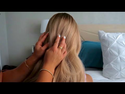 ASMR | Tingly Back Scratching, Scalp Massage, Freckle Counting, Hair Play