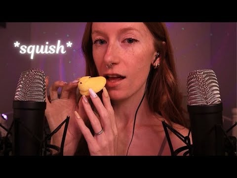 ASMR | Sugar-coated marshmallow chewing 🐤 (SUPER satisfying, pure mouth sounds)