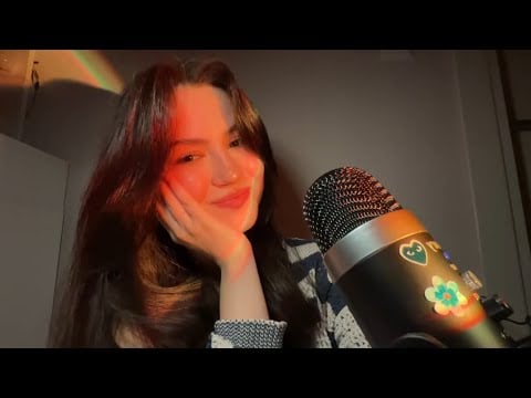 ASMR Türkçe ♡ El hareketleri / Saç tarama / Ağız sesleri 💋✨ 