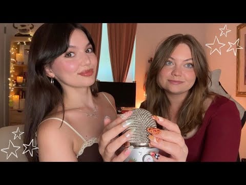 My Sister Tries ASMR For The First Time (40+ Mins of Hand Sounds, Whispers, Tapping, More!)
