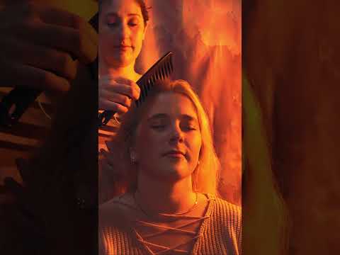 Hair Brushing ASMR on a Real Person