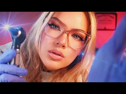 ASMR Deep Ear & Masseter Exam (Otoscope & Up Close Whispers)