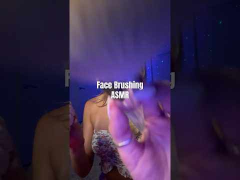Layered Sounds Face Brushing #asmr #relax #asmrsounds #shorts