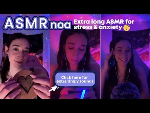 Can't Sleep? Click Here | EXTRA LONG ASMR to help you relieve anxiety and stress 💕| live #205