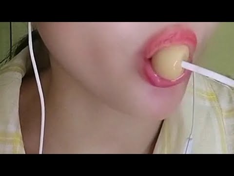 asmr - Up Close Lollipop Mouth Sounds