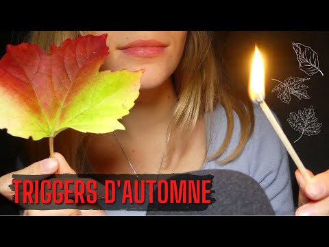 ASMR FRANCAIS 👉 Petit moment de détente au chaud - triggers d'automne 🍂 (scratching, papouilles...)