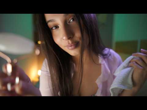 ASMR Gentle Facial Treatment 🍃 [Soft Spoken, Gentle Touches for Sleep and Rejuvenation]