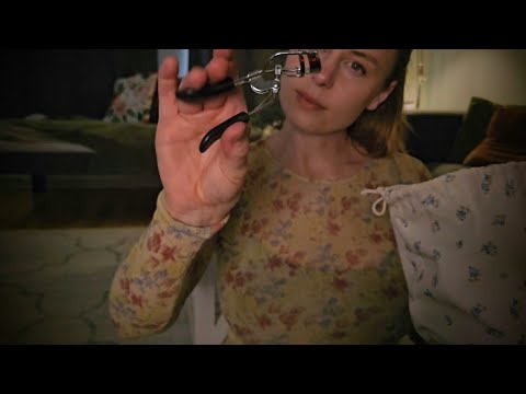 asmr makeup roleplay | whispering only