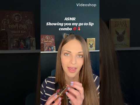 ASMR Applying My Go-To Lip Combo 💋