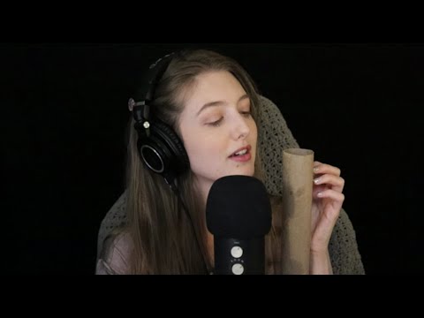 ASMR Soft Spoken Cardboard Tapping & Scratching