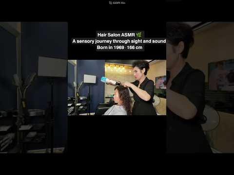 Hair Salon ASMR: Visual and Auditory Activation # Digital Setting Perm for Bouncy and Long-lasting