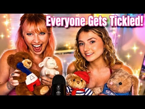 ASMR Tickle Party! 🧸 Stuffed Animals