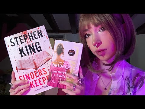 Book Haul ASMR | Tapping, Scratching, Tracing, Rambling, Whispering