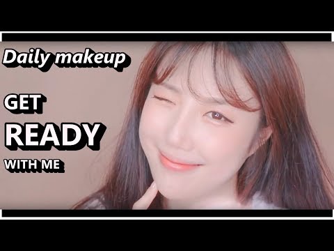 겟레디윗미♡ 데일리메이크업 같이 준비해요~♡Korean make-up｜daily make-up｜