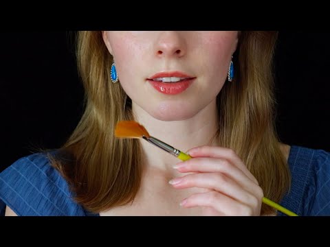 ASMR for Anxiety 🌧️ Slow & Gentle Face Brushing for DEEP Sleep