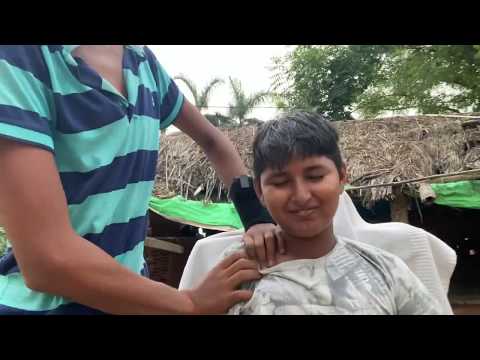 ASMR MASSAGE THERAPY | ASMR BARBER MASSAGE BY ASMR YOUNG KIDS BARBER