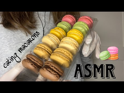 ASMR | Eating Macarons 🍡